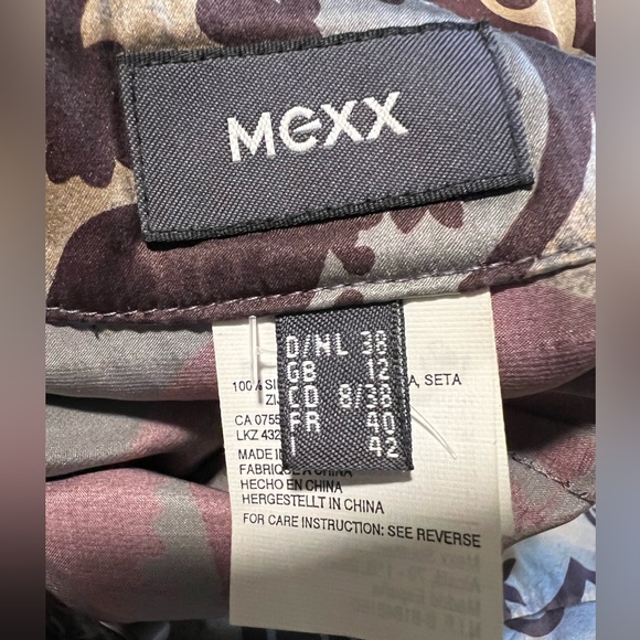 Vintage Mexx 100% silk skirt-Last chance-final price drop! NEW - Picture 4 of 9